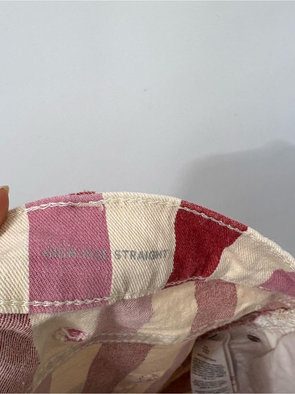 Boden Red and Pink Vertical Stripe Straight-Leg Pants - Picture 11 of 14